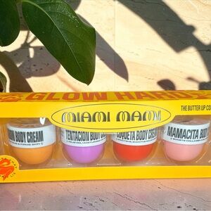 NIB Miami Mami The Butter Up Collection 4pc Body Cream Set Beach Please Viral